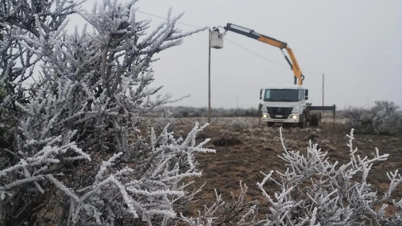Electrificación rural en condiciones de escarcha